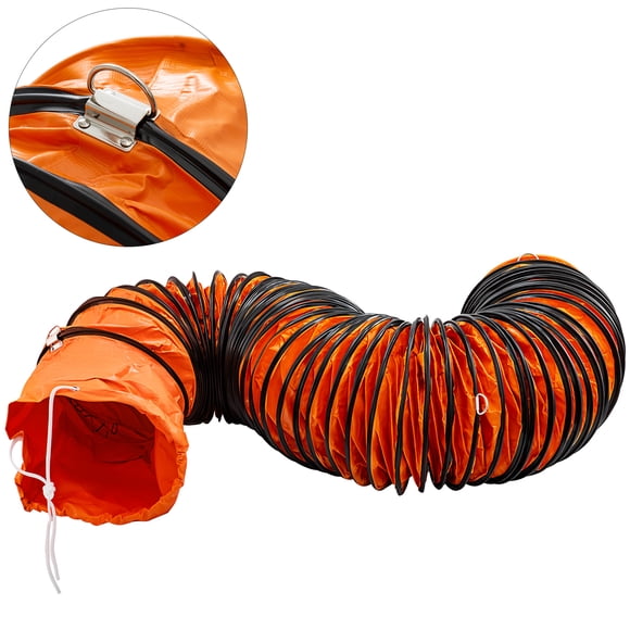 KFFKFF Tuyau de Conduit, Tuyau Flexible en PVC de 25 Pieds pour Souffleur Utilitaire de 10 Pouces Ventilateur d'Extraction