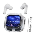 thumbnail image 3 of Earphones In Ear LCD Color Screen Noise Reduction Transparent Long Endurance Sports Earphones, 3 of 9