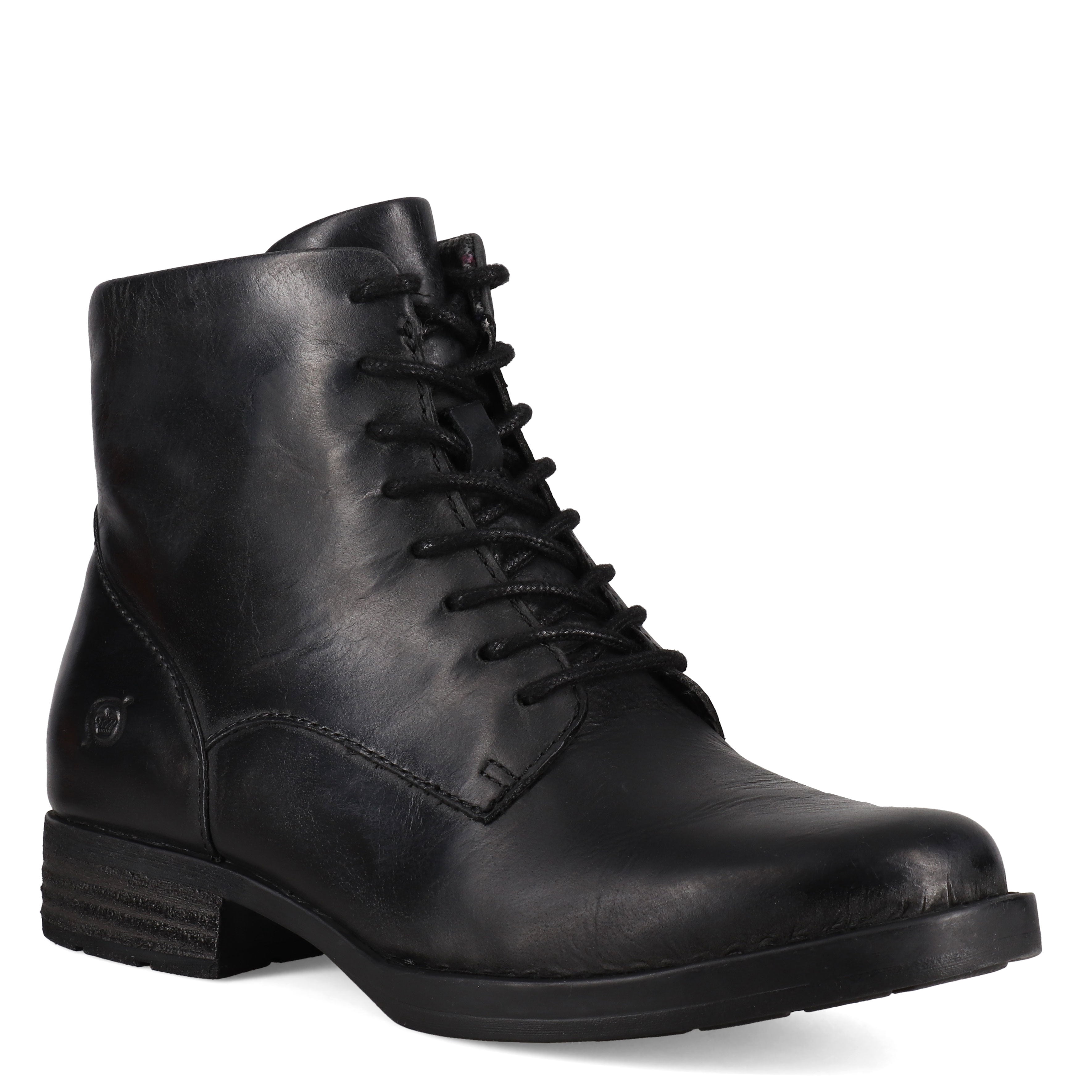 Born Women Bottes Betsy Largeur Moyenne Lacets Noir