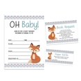 thumbnail image 1 of Inkdotpot Set Of 30 Jungle Animals Baby Shower Invitations-Diaper Raffle Tickets And Baby Shower Book Request Cards Invites Its A Boy Its A Girl, 1 of 1