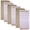 Beige, variant on Fouta Stripe Set of 6 Cotton Dish Cloth