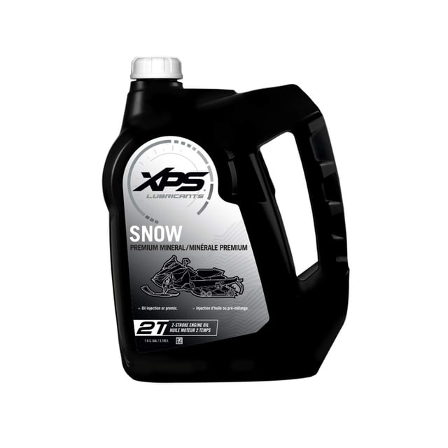 BRP Ski-Doo Can-Am Sea-Doo XPS Nouvelle Huile Minérale OEM 2 Temps 1 Gallon, 9779120. un Contenant Noir de 1 Gallon d'Huile Minérale de Moteur XPS 2 Temps de Qualité Supérieure Conçue pour les Moteurs à Carburation de Motoneige. l'Étiquette Met en Valeur Ses Additifs Anti-Usure et Anticorrosion, une Lubrification Optimale à des Températures Aussi Basses Que -40 °F, et un Ensemble de Détergence Exclusif pour les Moteurs Rotax. Ne Convient Pas aux applications Marines