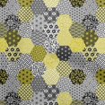 thumbnail image 1 of oneOone Cotton Silk Yellow Fabric Geometric Sewing Craft Projects Fabric Prints By Yard 42 Inch Wide, 1 of 5