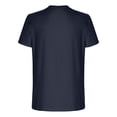 thumbnail image 4 of Pisexur T Shirts for Man , Hommes Imprimé Col Rond Mode Décontractée Manches Courtes Blouses Col Rond Chemises Bleu Foncé,5TG Chemises de Golf Hommes & Chemises Hommes, 4 of 6