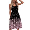 thumbnail image 1 of TJAZFJPA Robes Formelles pour Femmes Mariage Été Sans Manches Décontractée Imprimée Robe de Soirée Élégante Longue Robe de Soirée Noire pour Femmes, 1 of 4