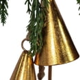 thumbnail image 2 of Holiday Time 3 Hanging Metal Bells Christmas Hanging Ornament,Gold Color, 2 of 5