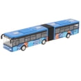 thumbnail image 2 of HILABEE 2pcs 1:64 Scale Die Cast Pull Back Bus Collectible Model Gifts Car Toy Home Blue Green, 2 of 9