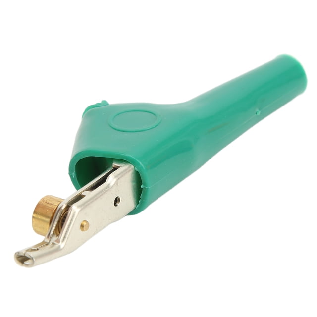 Ecomeon Telecommunication Test Clamp, 25mm Opening Stripping Free Electrical Crocodile Clips Non Damage With Needle For Car Battery