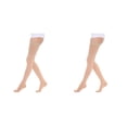 thumbnail image 2 of maskred Soft And Comfortable Tights High Stocking Stretchy Warm Fashionable Easy To Wear Nylon Compression Stockings Toe wrapping - skin S 2Set, 2 of 6