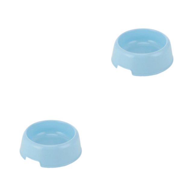 mmirethe Portable And Long-lasting Cat Bowl Designed For Traveling Pets Convenient blue 2Set