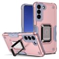 thumbnail image 1 of Supersield Samsung S21 FE Case Defender Fitted Hard Shell Ring Holder Stad Cover Case for Galaxy S21 FE - Rose Gold, 1 of 5