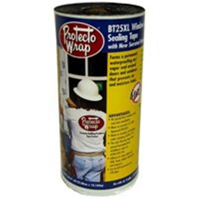 PROTECTO WRAP 8425B0475SW Window & door flashing tape, 4 In, x 75 ft.