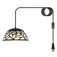 thumbnail image 1 of Hanging Lamps Dining Room Metal Black White Pendant Light Ceiling Light Plug In, 1 of 4
