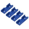 thumbnail image 4 of T Piste Cross Chute, 3.1in 4PCS T Piste Intersection Pièces Économie de Travail Usure Alliage d'Aluminium Compact Résistant pour Bricolage Rouge, Bleu, Argent, 4 of 8
