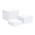 thumbnail image 2 of Elodie 3 Pcs Surélevateurs de Buffet Traiteur Support de Service pour Bonbons Fêtes Parfum Blanc, 2 of 8