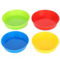thumbnail image 2 of Round Pallets, Sturdy 4pcs Painting Pallet Durable Plastic  For Painting For School, 2 of 8