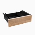 thumbnail image 1 of Desky Minimal Under Desk Drawer - Natural Rubberwood / Black, 1 of 10
