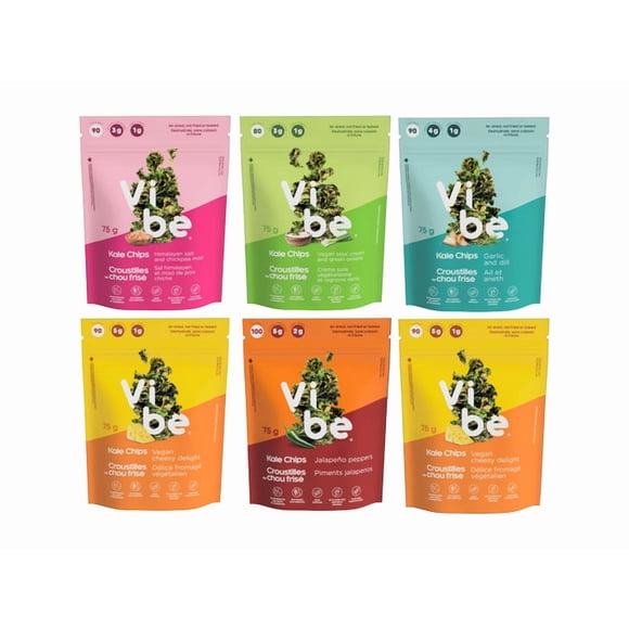 Vibe Kale chips Mix 6 pack