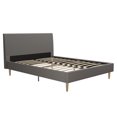 thumbnail image 4 of Mr. Kate Daphne Upholstered Bed, Full, Light Gray Velvet, 4 of 9