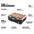 thumbnail image 2 of ToughBuilt Heavy Duty Storage Organizer Portable Tool Box, StackTech, Black, 2 of 12