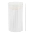 thumbnail image 1 of Unique Bargains 100 Pcs Disposable Barreled Solid Rod Lip Brush for Vacation White Plastic Flocking, 1 of 5