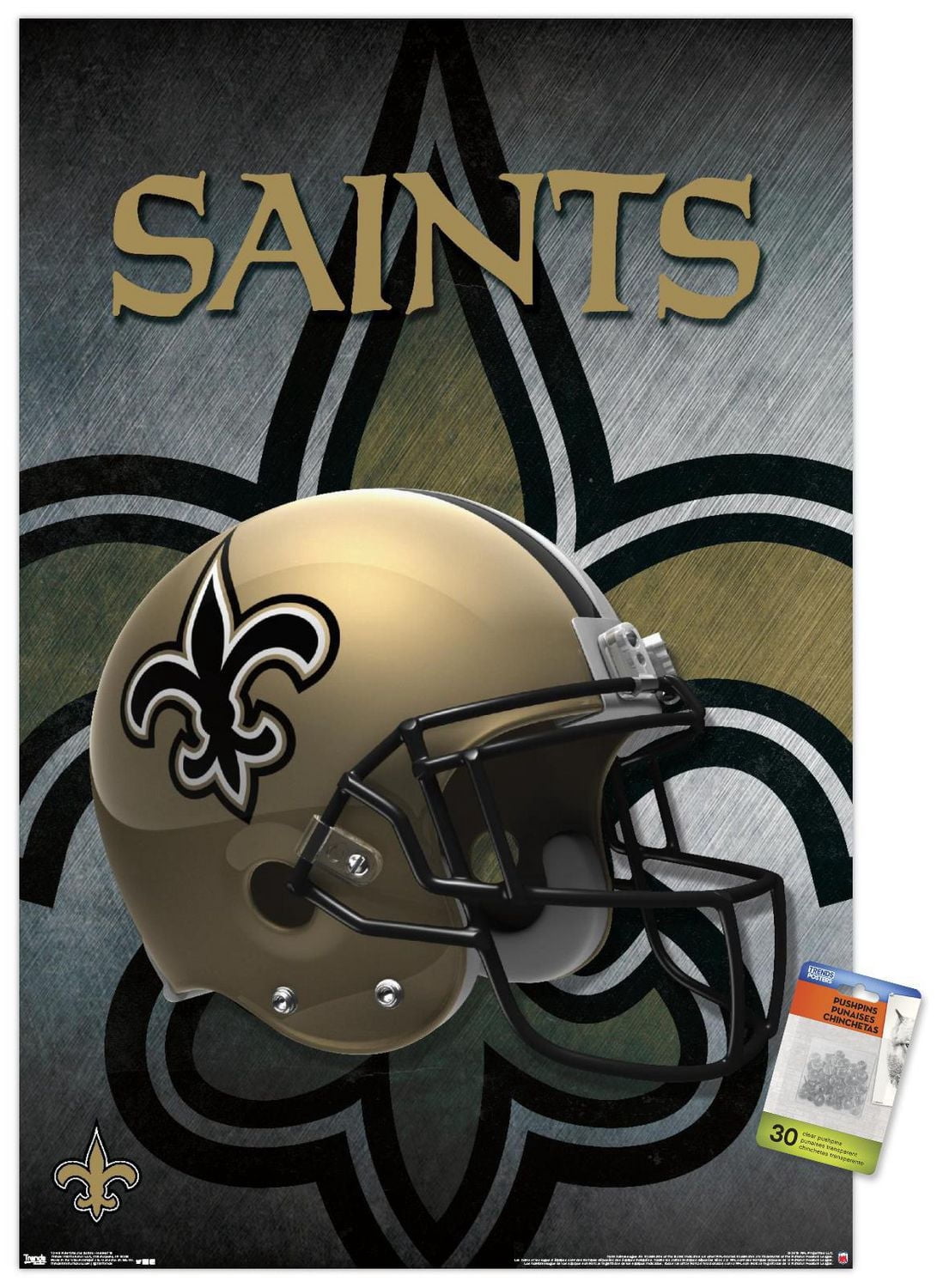 NFL New Orleans Saints - Helmet 16 Wall Poster