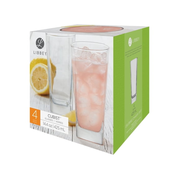 Libbey Cubist Cooler Glass