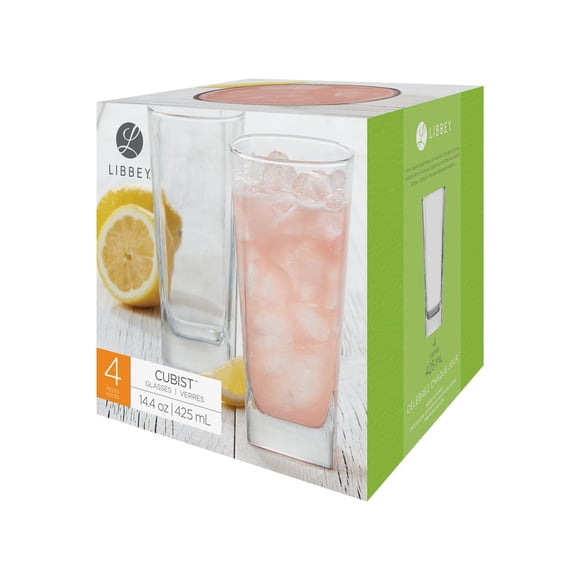 Libbey Cubist Cooler Glass