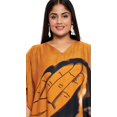thumbnail image 2 of Oussum Moutarde Tribale Grande Taille Polyester Longues Robes Caftans pour Femmes, 2 of 7