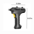 thumbnail image 3 of COFEST Compressor Tire Inflator Portable Inflator Pump for Car Tires 12V Auto Tire Pump with Digital Pressure Gauge， with Emergency LED Light for Car， Bicycle Black, 3 of 8