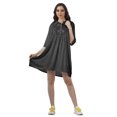 thumbnail image 2 of Moomaya Robe Chemise Tunique Mini Décontractée Unie à Manches 3/4 pour Femmes en Rayonne, 2 of 6