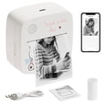 thumbnail image 1 of Yeacher Portable Mini Thermal Label Printer with Host, Charging Cable, Manual, Print Paper, Pink Bear Design, 1 Count, 1 of 7