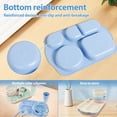 thumbnail image 4 of MesaSe Ensemble de 24 Pcs Assiettes et Bols pour Enfants Vaisselle Empilable Ensemble de Couverts Léger Incassable Ensemble de Vaisselle Polyvalent Ensemble de Vaisselle pour Tout-Petit pour la Maison l'École le Bureau le Pique-Nique, 4 of 10