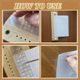 thumbnail image 4 of Book Binding Tools, Adjustable Stapling Spacing Book Binding Kit Stitching Punch Guide Time Saving  for Scrapbooking Pages for Planners, 4 of 7