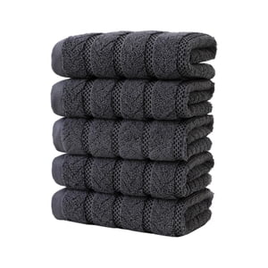Feltree 5-Piece Luxury Bath Towel Set, Extra Thick 100% Cotton Quick-Drying Towels for Bathroom, Beach & Gym, Hotel-Grade Skin-Friendly Fabric
