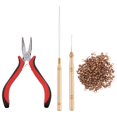 thumbnail image 3 of lionlar Hair Extension Kit Plier Plus Pulling Hook Bead Device And Loop Tool Kits - 11#, 3 of 6