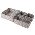 thumbnail image 1 of Jessar - Fabric Storage Basket, Set of 4, Light Gray, 1 of 2
