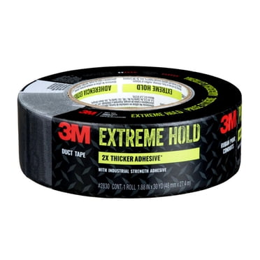 3M™ Extreme Hold Duct Tape 2830-6C, 1.88 in x 30 yd (48 mm x 27.4 m), 6 rls/case