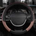 thumbnail image 1 of EGNMCR Steering Wheel Cover Car Steering Wheel Cover Leather Summer Four Season Handle Cover Breathable Available In Thousands Of Models Embossed For Foreign Trade Steering wheel leather cover, 1 of 6
