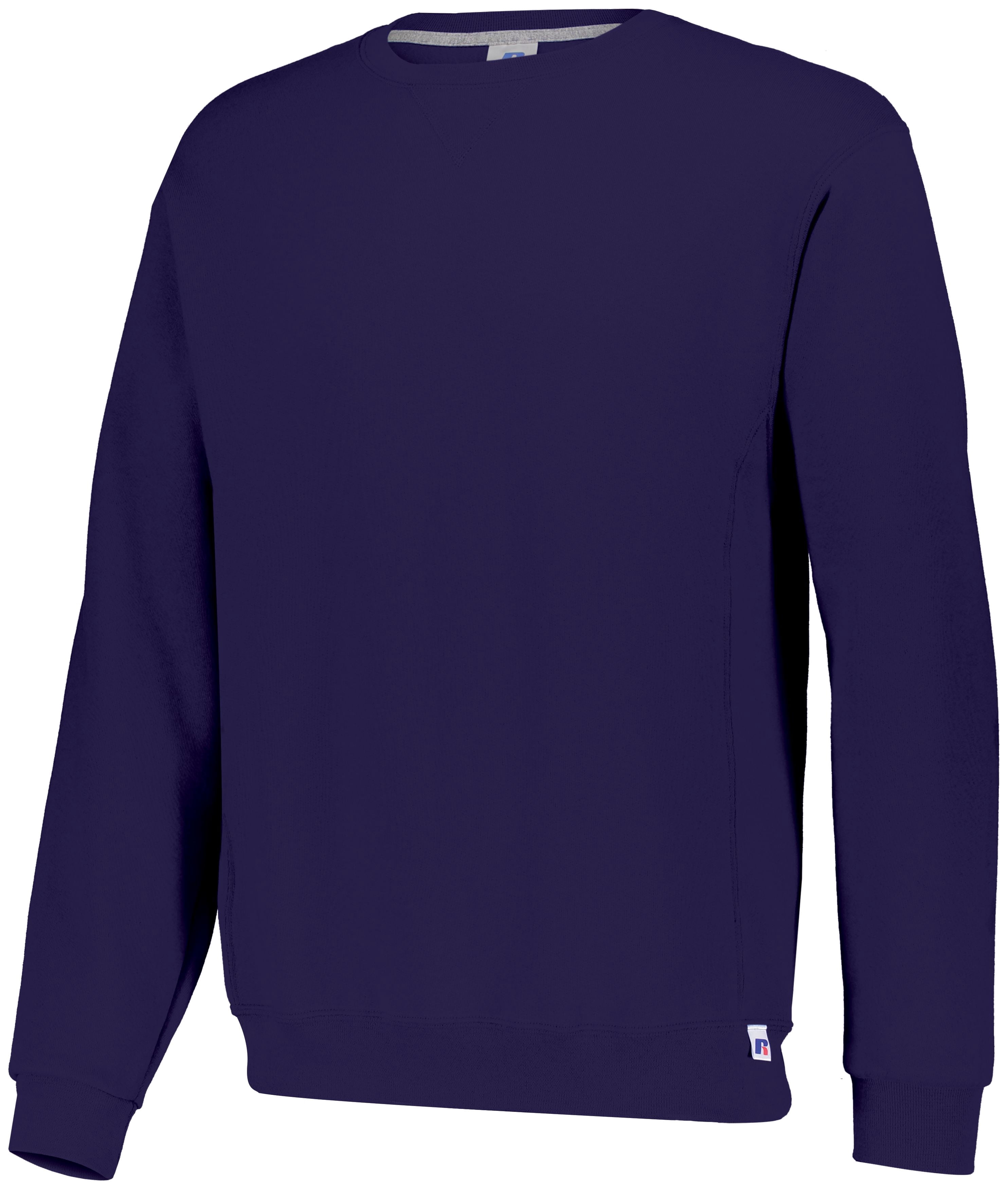 Russell Athletic Dri Power Crewneck Sweatshirt, L, Purple
