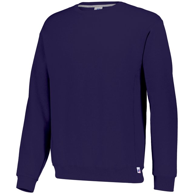 Russell Athletic Dri Power Crewneck Sweatshirt, XL, Purple