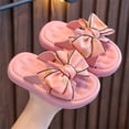 thumbnail image 1 of TopLLC Printed Girls Slippers With Large Bow And Thick Sole Two Fashionable External Slippers Kid Shoes, 1 of 3
