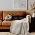 thumbnail image 1 of Faux Fur Throw Off White, 1 of 3