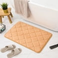 thumbnail image 4 of Dvkptbk Rugs Ultra Absorbent Non-Slip Memory Foam Machine Washable Soft Velvet Bath Mats Floor Mat Easier to Dry for Bathroom Floor Bath Mats Bath Rugs Bathroom Decor, 4 of 9