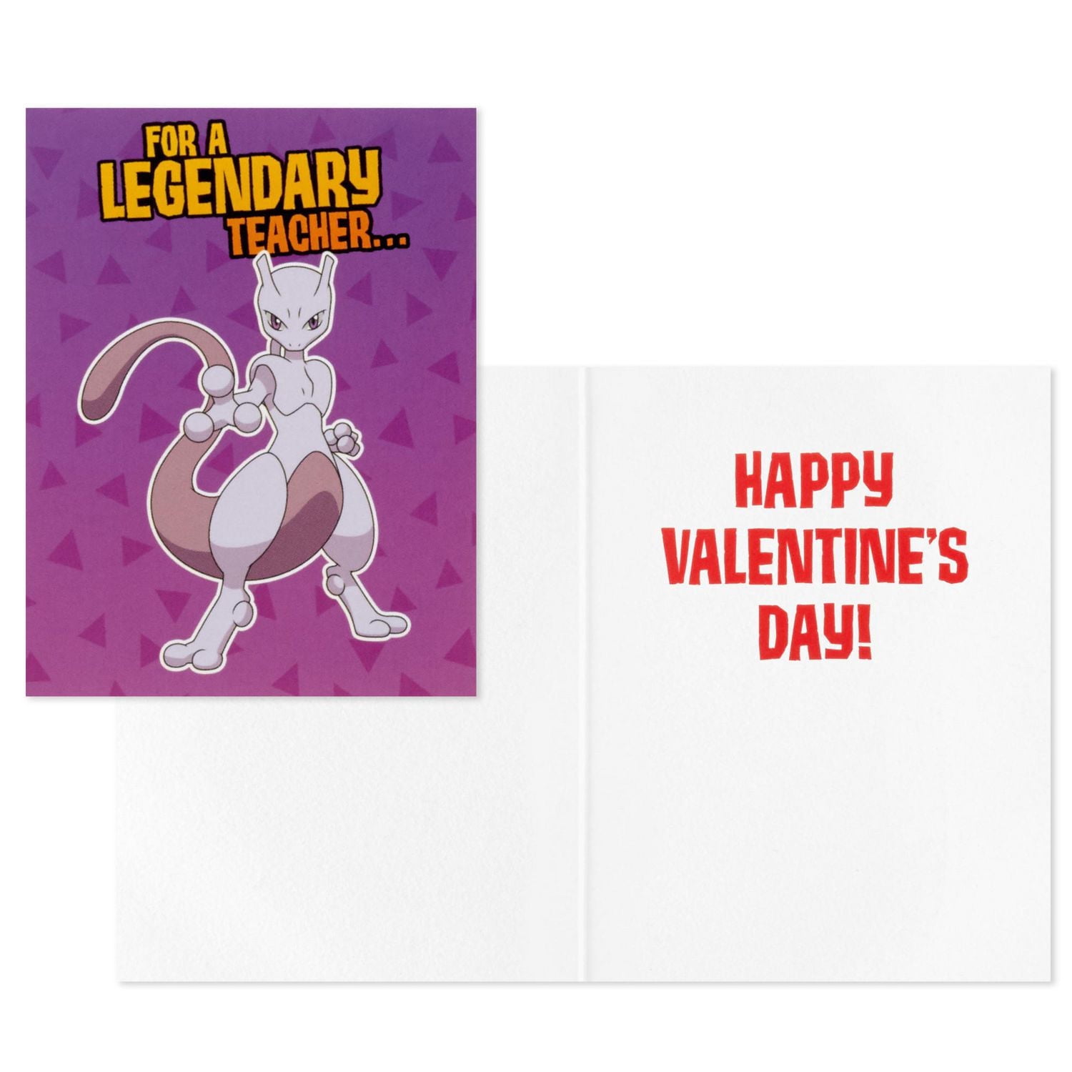 Cartes de la Saint-Valentin pour enfants, et boîte aux lettres pour échanger les cartes dans la salle de classe, Pokémon, Hallmark (1 boîte, 32 cartes de la Saint-Valentin, 35 autocollants, 1 carte po