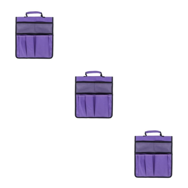 Baohd Portable Foldable Garden Kneeler Tool Bag For Outdoor Work Work Portable Storage Bags Stool Pouch Purple 3Set