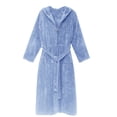 thumbnail image 4 of LSLJS Robe de Mode pour Femmes Peignoir Allongé Garde au Chaud Col à Revers Même Style pour Hommes et Femmes Manches Longues, Peignoirs Cadeaux pour Femmes, 4 of 5