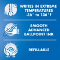 thumbnail image 5 of Pilot Acroball PureWhite Retractable Advanced Ink Ball Point Pens, Fine Point, Black Ink, Turquoise/Orange/Purple/Lime/Blue Accents, 5-Pack (31861), 5 of 5