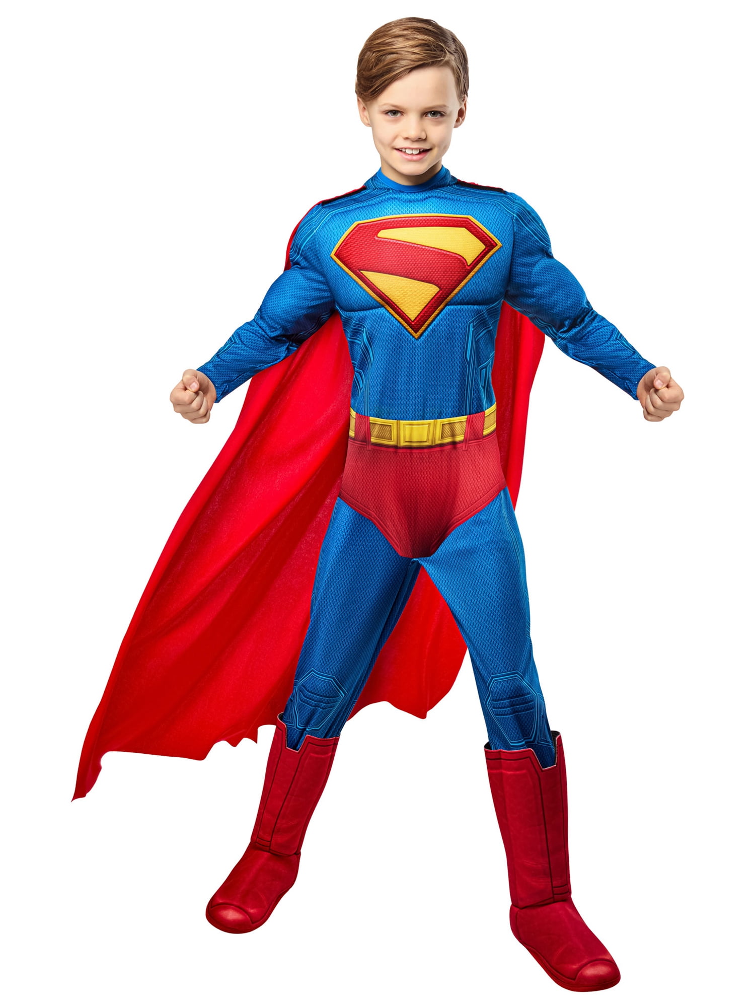 Superman Movie Deluxe Muscle Chest Costume for Kids by Rubies, Boys