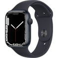 thumbnail image 1 of Refurbished Apple Watch Series 7 (GPS) 45mm Midnight Aluminum Case with Midnight Sport Band - MKN53LL/A, 1 of 3